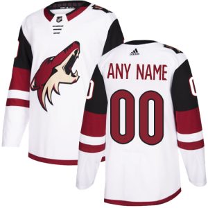 NHL Arizona Coyotes Trikot Benutzerdefinierte Auswärts Weiß Authentic